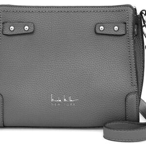 Nicole Miller Charcoal Crossbody Bag